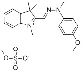 Molecular Structure of 54060-92-3 (Basic Yellow 28)